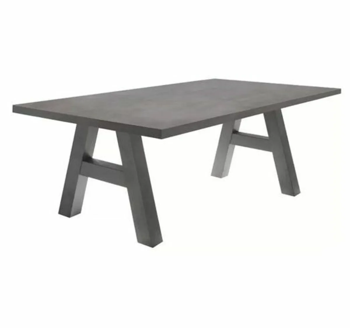 Dark grey top dining table - Image 1
