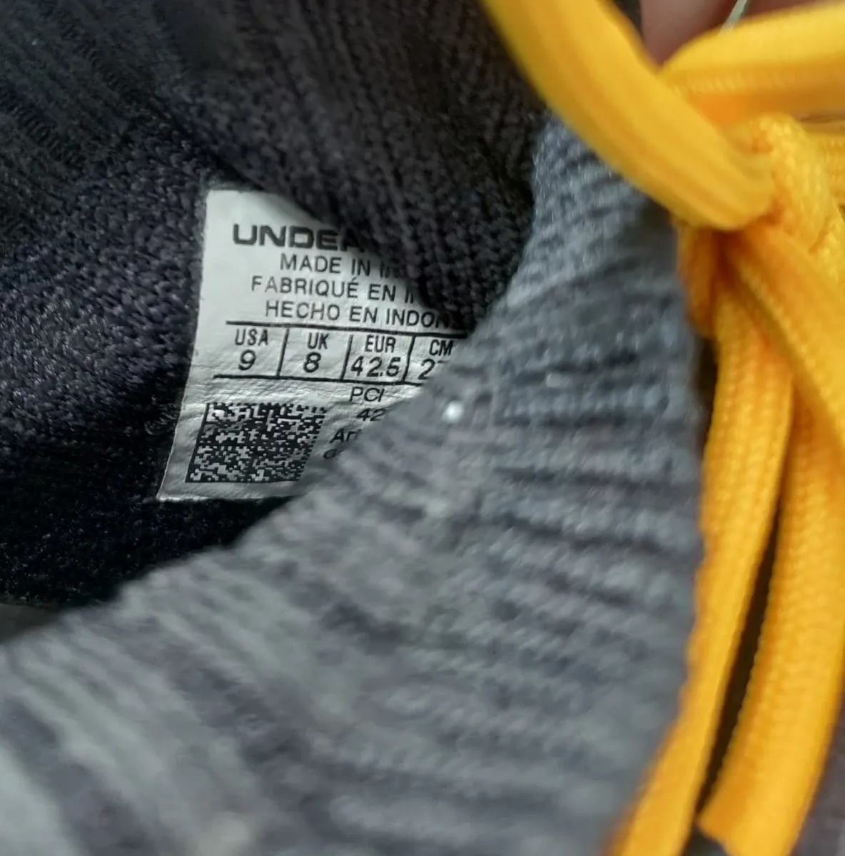 Under Armour Project Rock trainers Size 8uk 42.5eu - Image 2