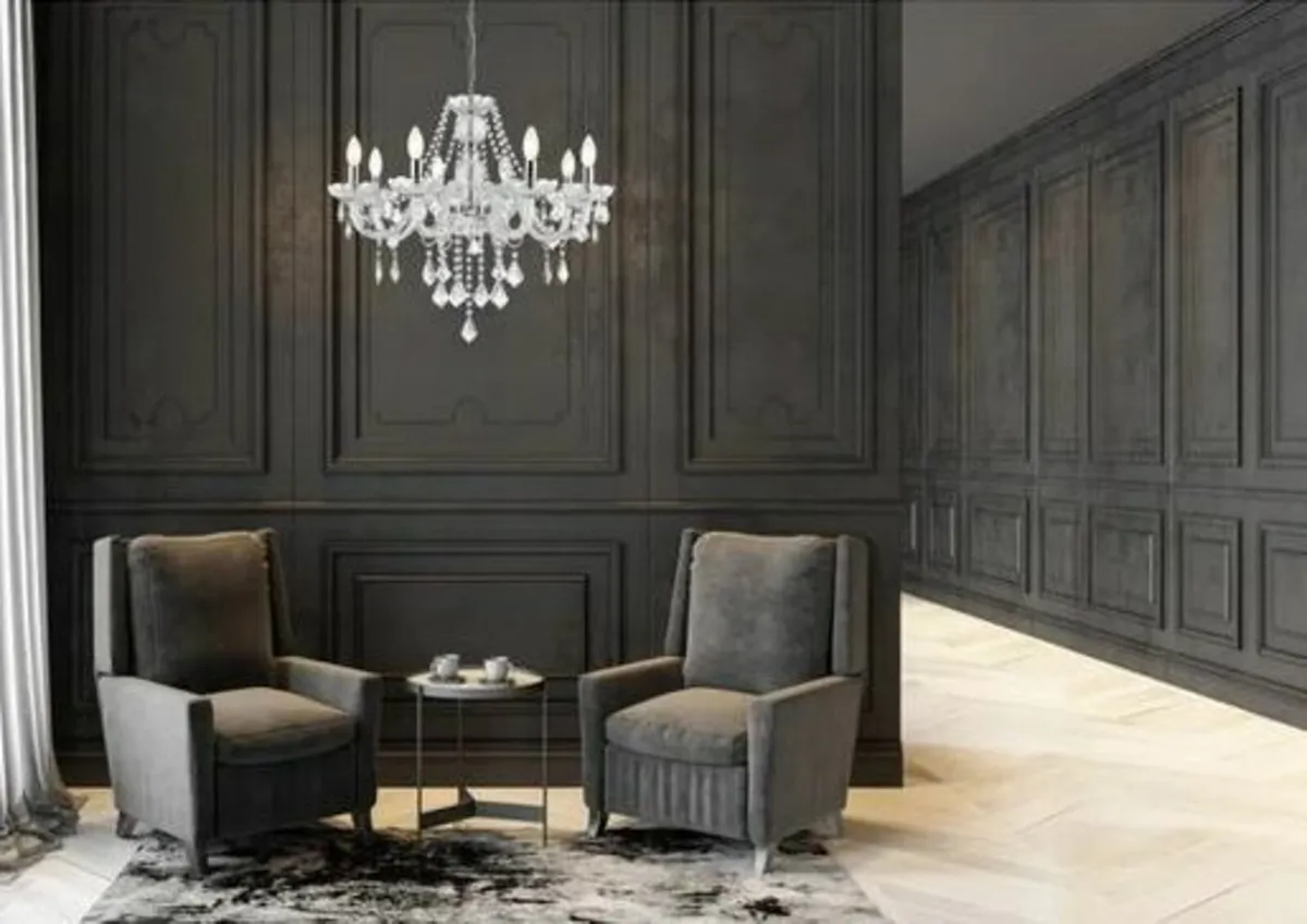 Parkton 8-Light Crystal Chandelier - Image 3