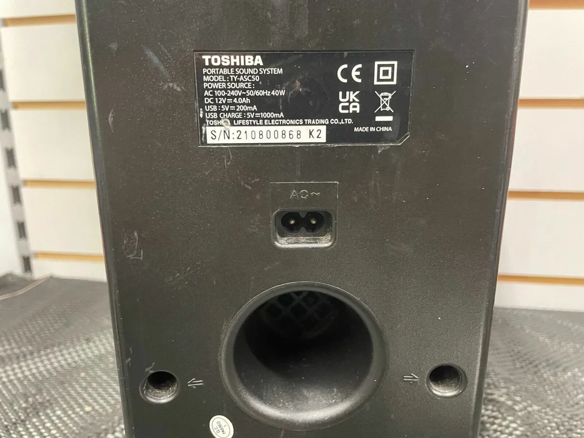 Toshiba Bluetooth Speaker - Image 3