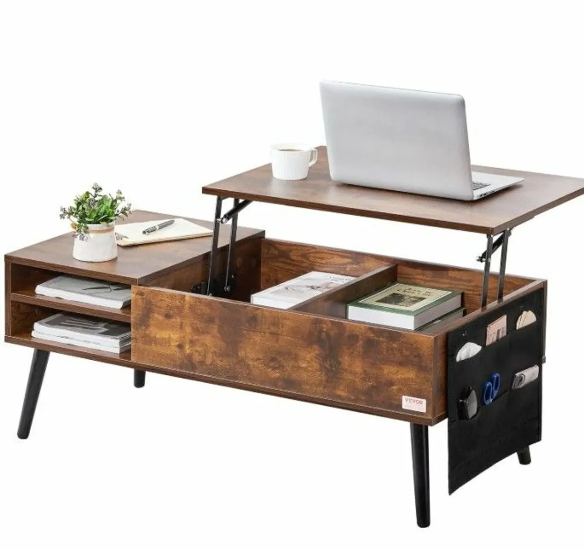 Lift-Top Coffee Table with Hidden Storage - Image 1