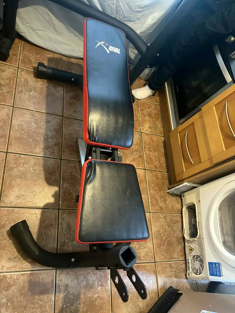 Heavy duty bench with leg extension/curl - Image 2