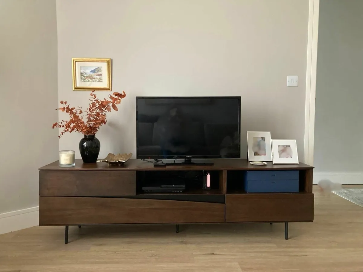 Kave Home Cutt Walnut TV Stand - Image 1