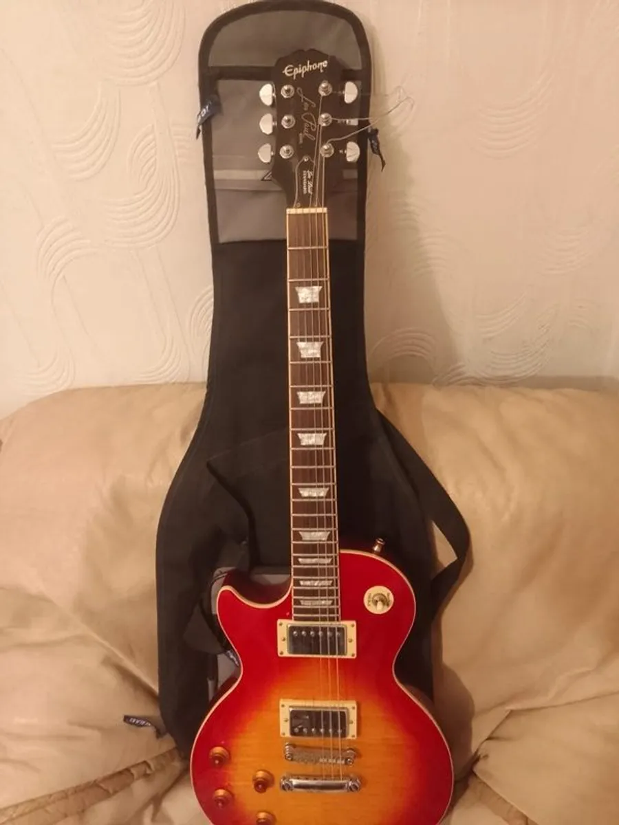 Epiphone Les Paul Standard lefthand guitar - Image 1