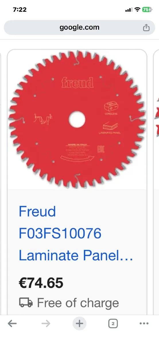 240v Dewalt plunge saw - Image 1