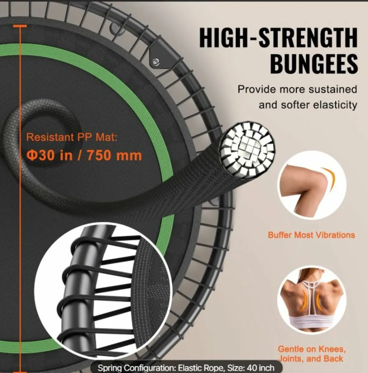 Fitness Trampoline Rebounder  Heavy dutty - Image 4