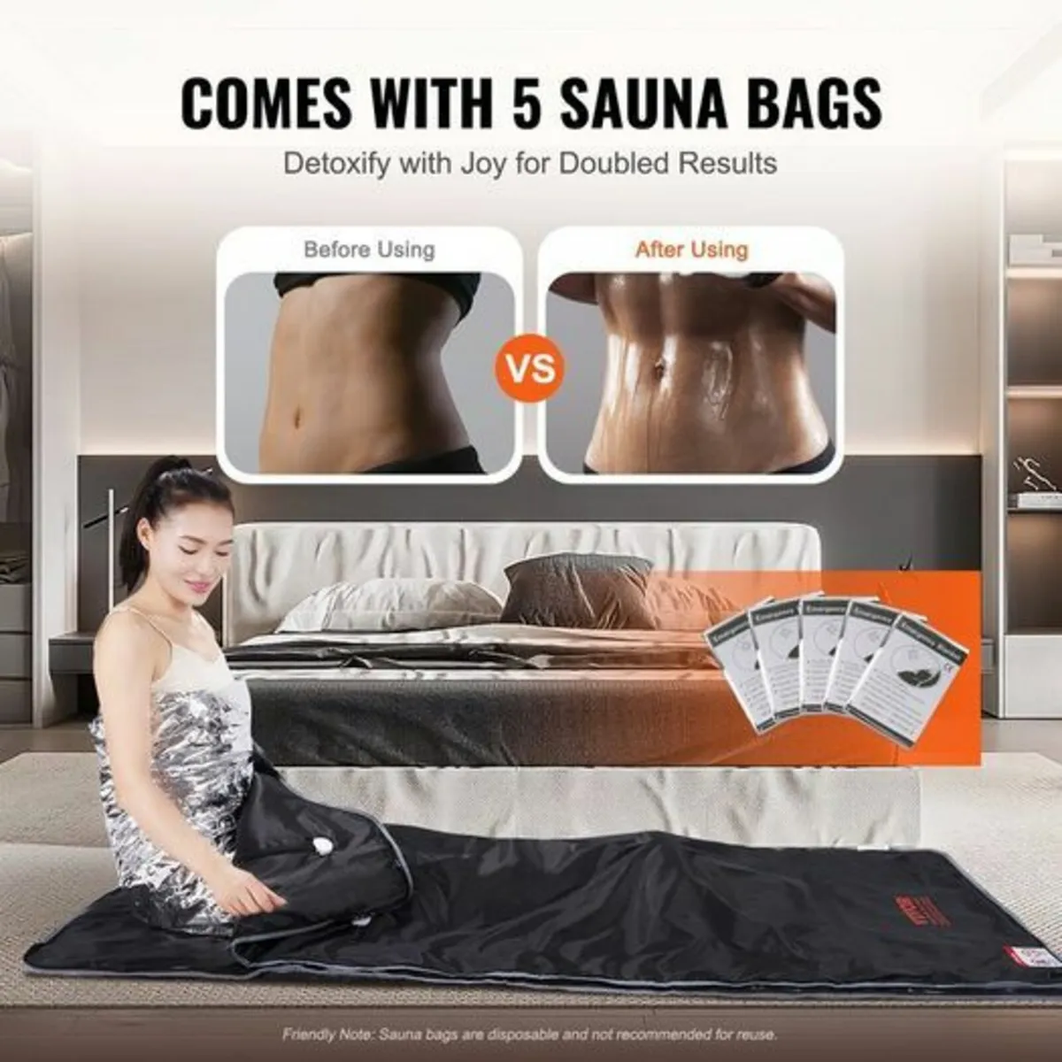 Sauna Blanket Infrared Heating with Arm Holes for - Image 2