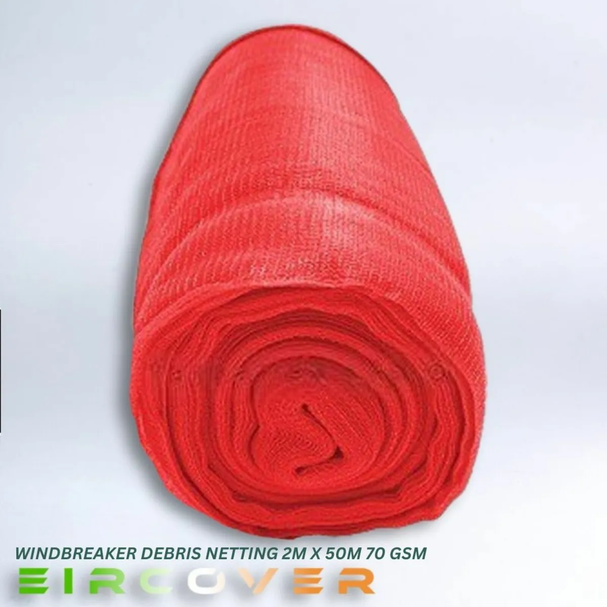 Windbreak Netting  2m x 50m (6'6''x 164') Red - Image 3