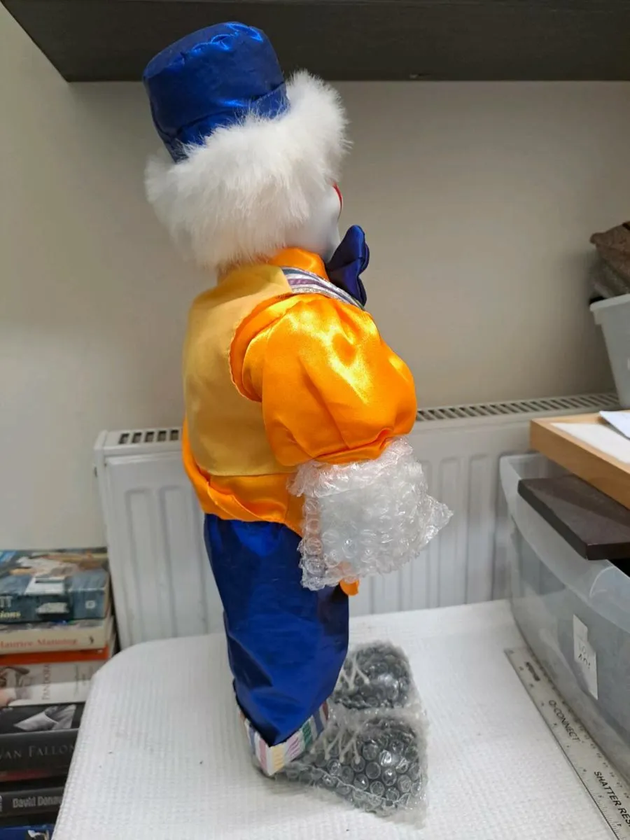 80s Vintage Bond Street Collection Clown Doll - Image 2