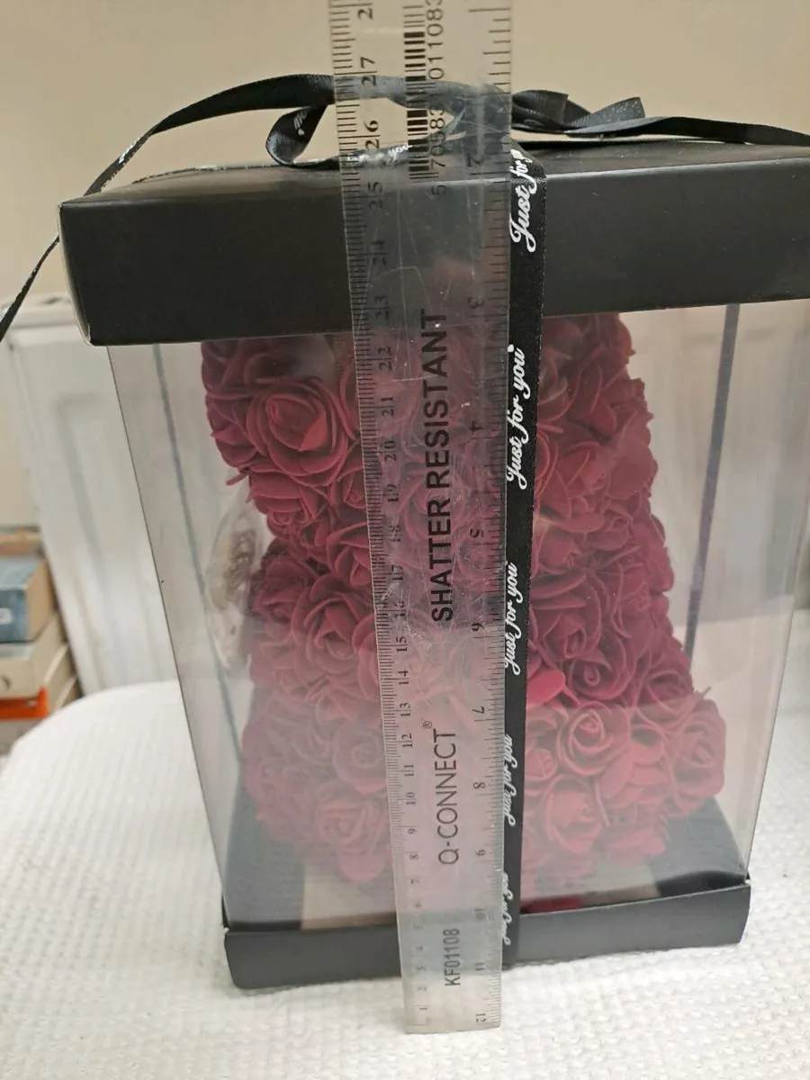 Red Rose Bear Gift Boxed New - Image 4