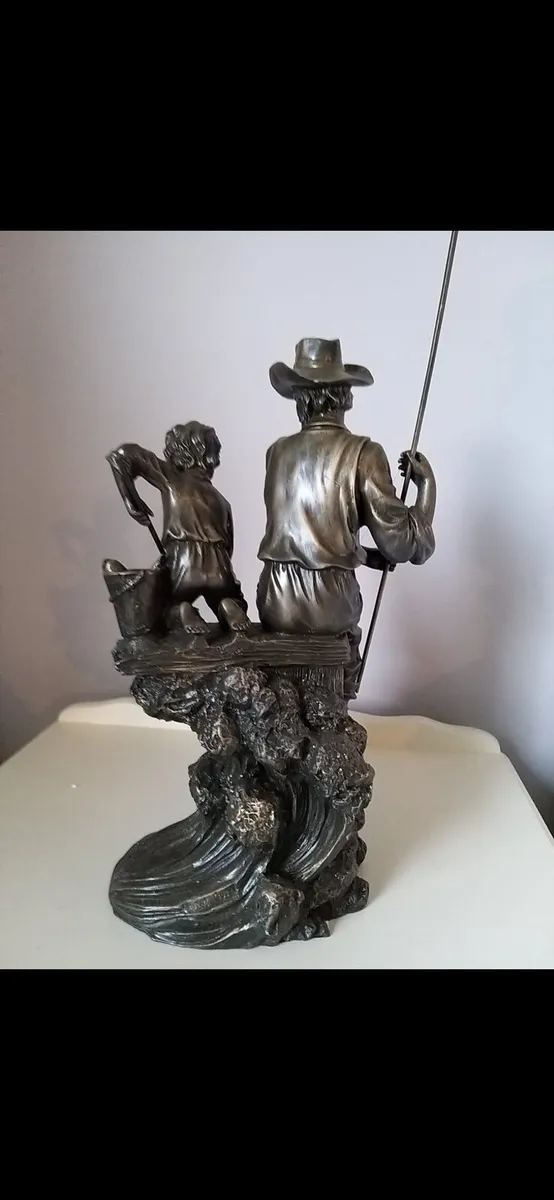 NEW Very Large Fisherman Figure Christmas Gift - Image 3