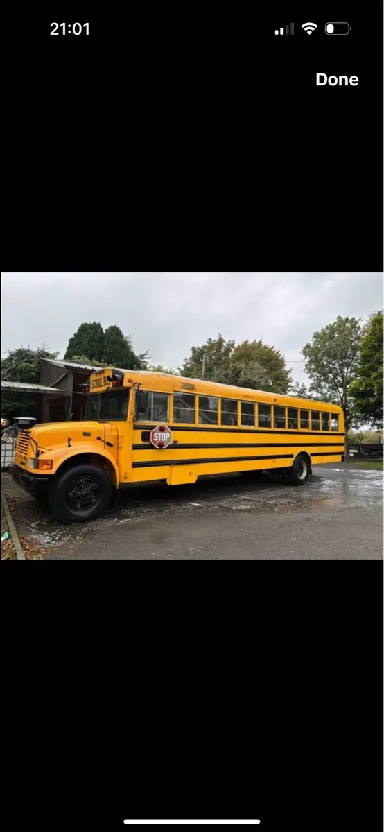 Leather Bus Seats from America School Bus - Image 2