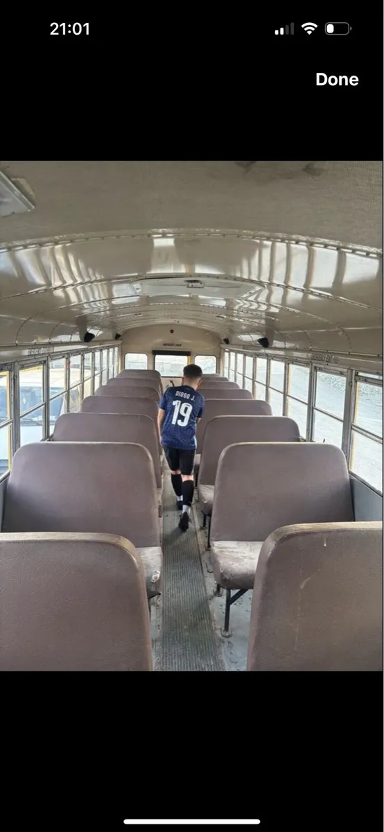 Leather Bus Seats from America School Bus - Image 3