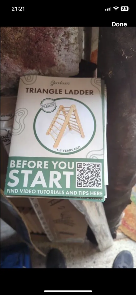 Good Evas Montessori triangle ladder & rocker arch - Image 2