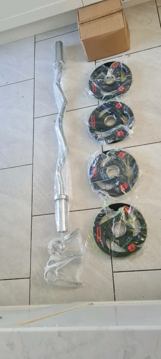 Brand new Olympic weight lifting set - Image 1