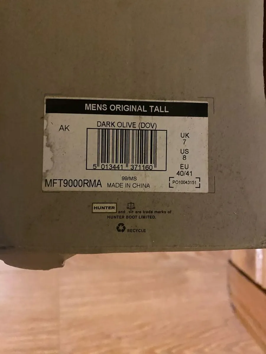 New Hunter wellington's size 7 - Image 4