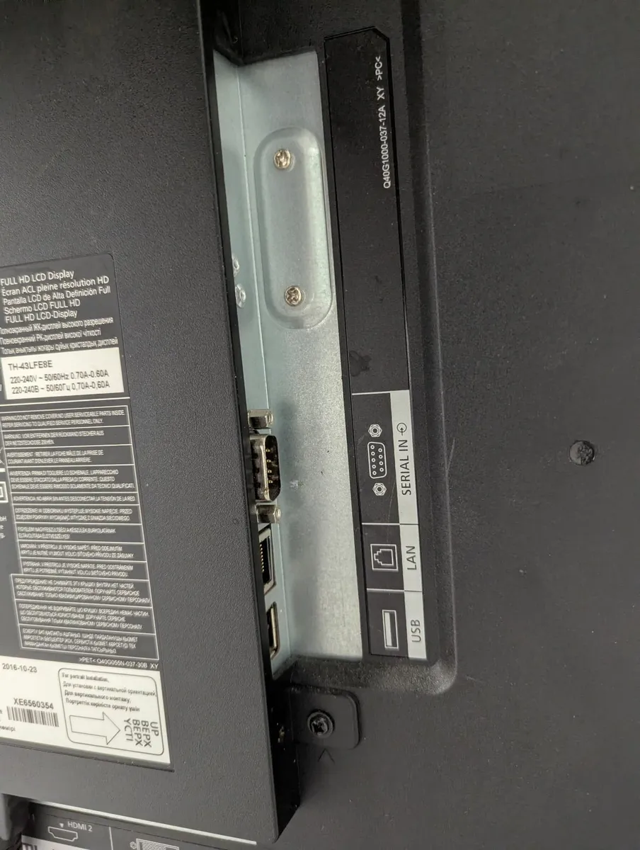 Panasonic 43 inch PC monitor / digital signage - Image 3