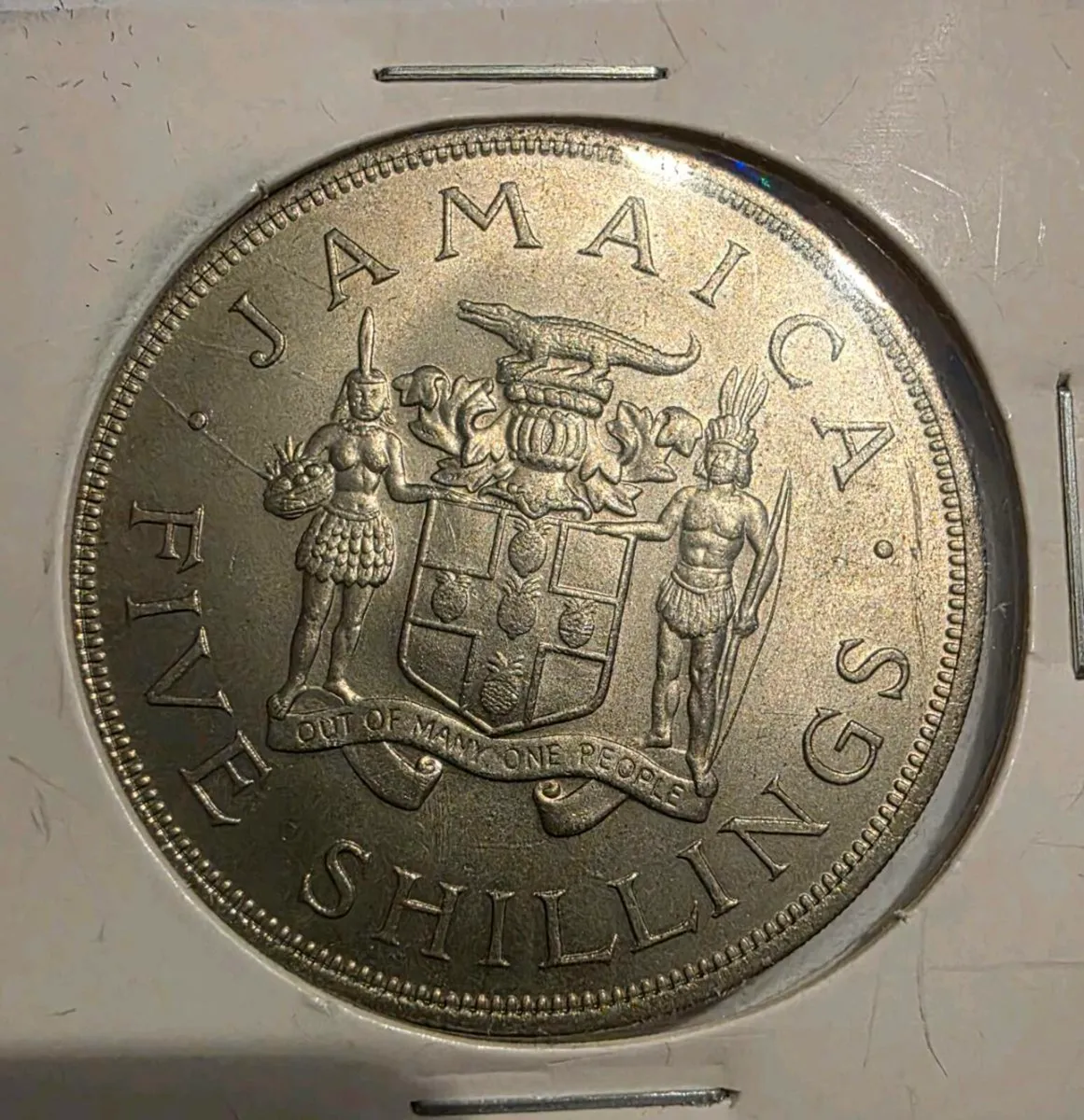 1966 Jamaica 5 shillings - Image 2