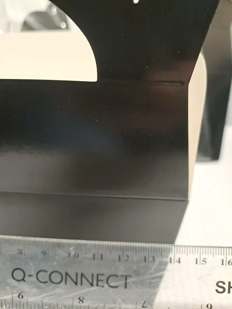 50x Black Food / Cake Boxes with Handles New - Image 3
