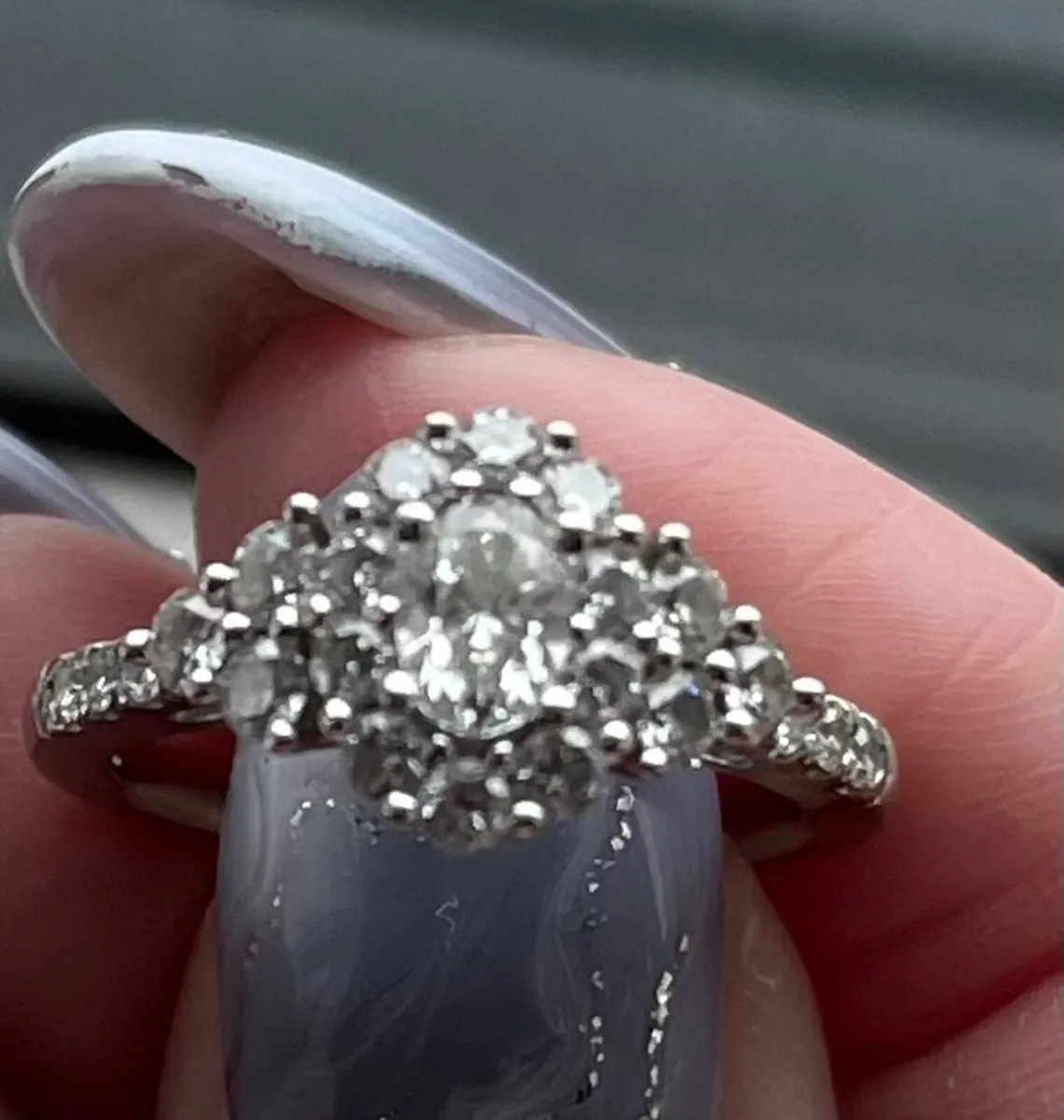 Two 18ct White Gold Diamond Rings 💍 - Image 1