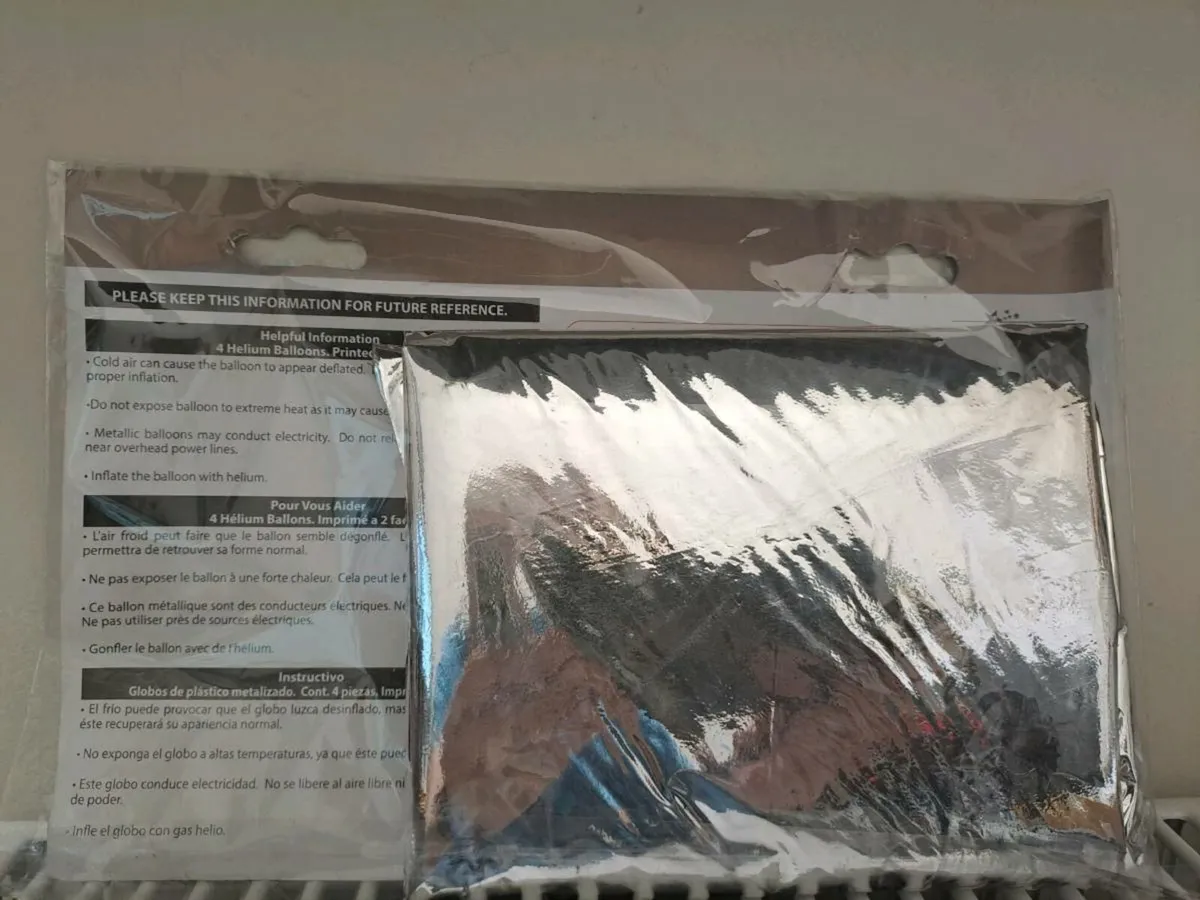 Jumbo Silver LOVE Foil Balloon Kit Helium or Air - Image 2