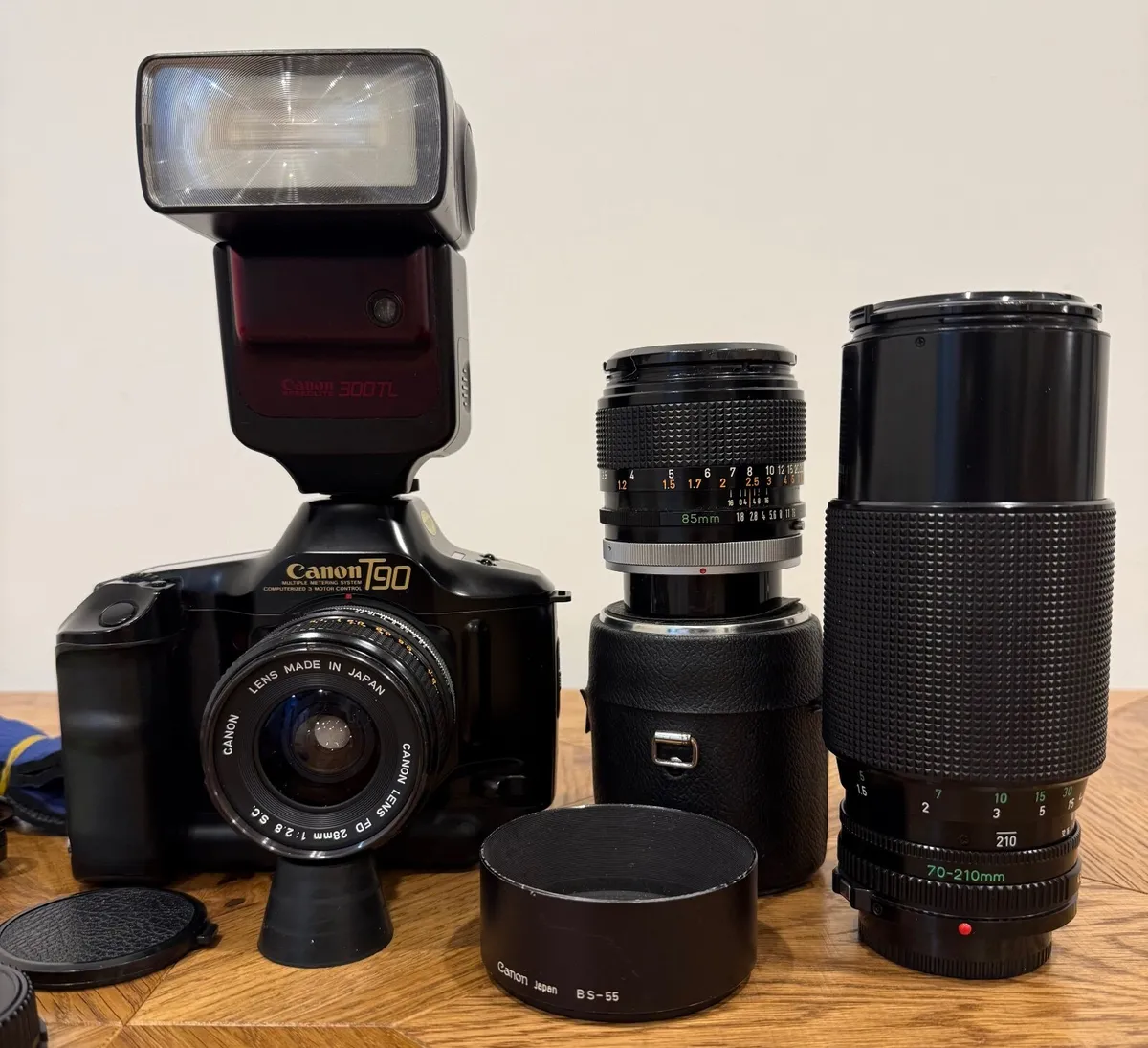 Canon T90 film camera and lenses - Image 2