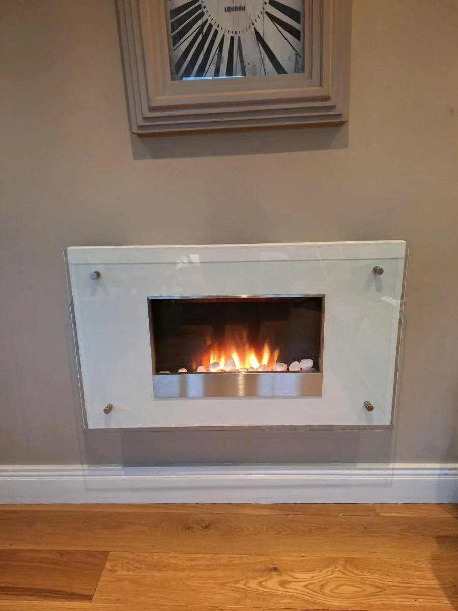 Wall Mounted Electric Fire - Image 1