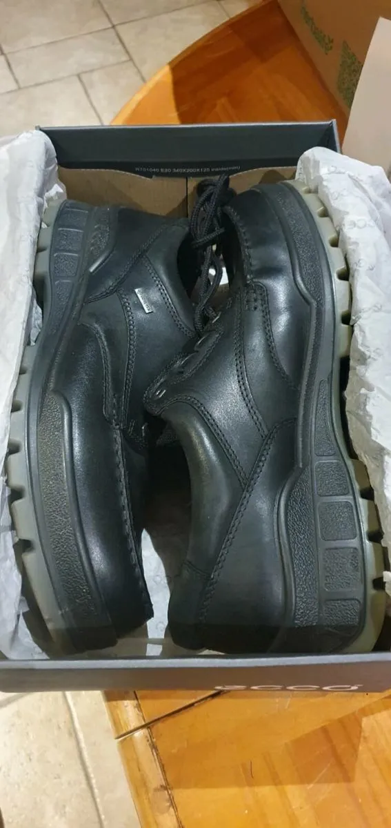 Ecco Gortex Leather Shoes - Image 1