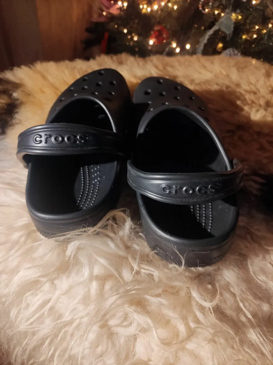 New Black Crocs size 39 - Image 1