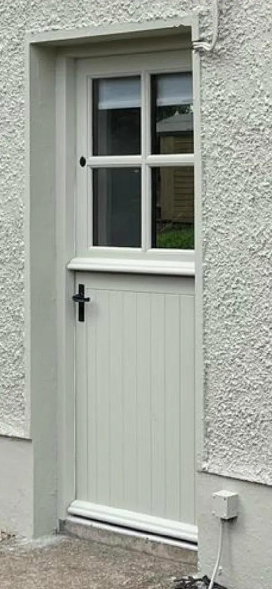 Irish Made Solid Hardwood Cottage Half Doors - Image 1