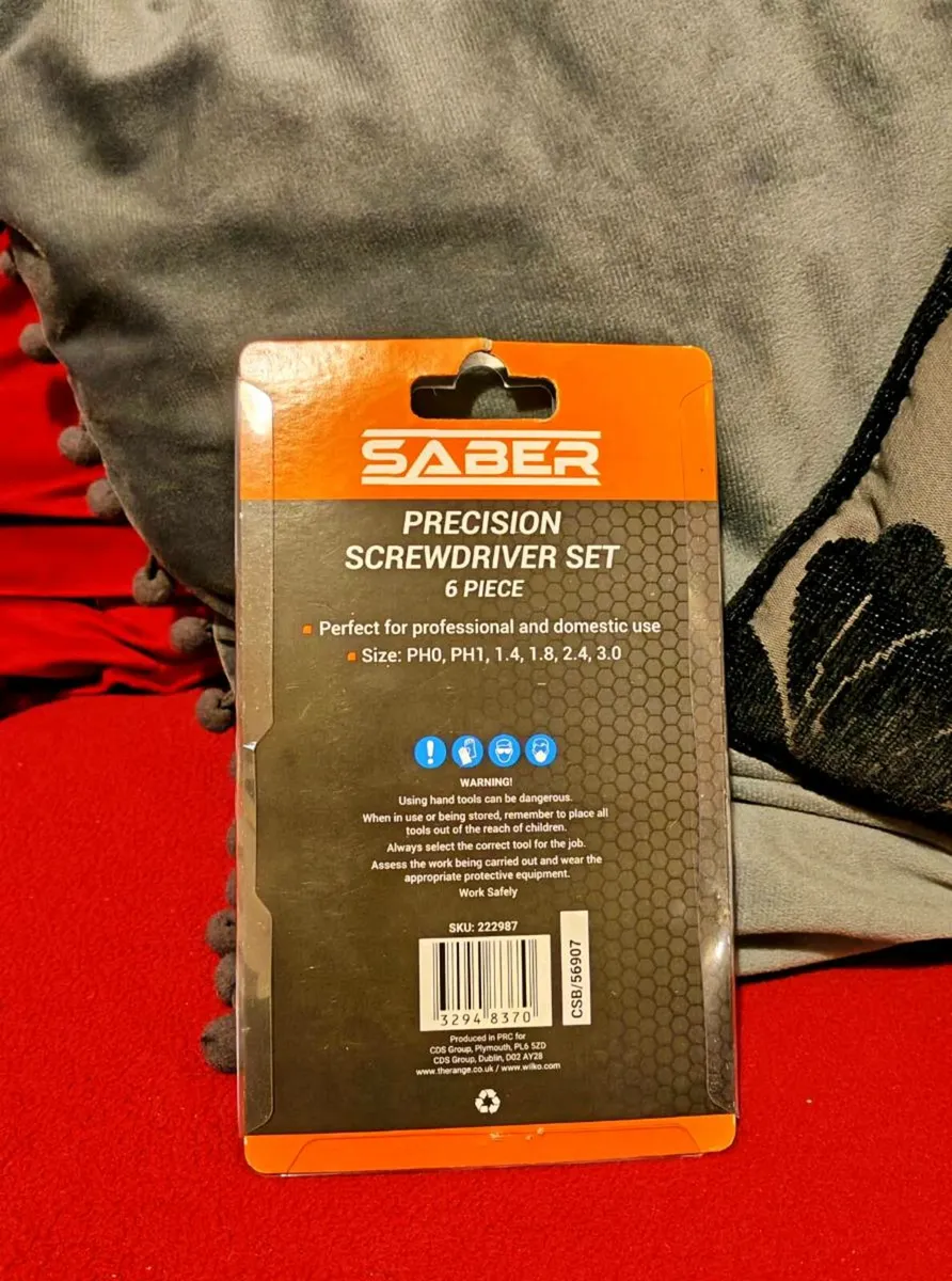 SABER 6-Piece Precision Screwdriver Set – Compact - Image 4