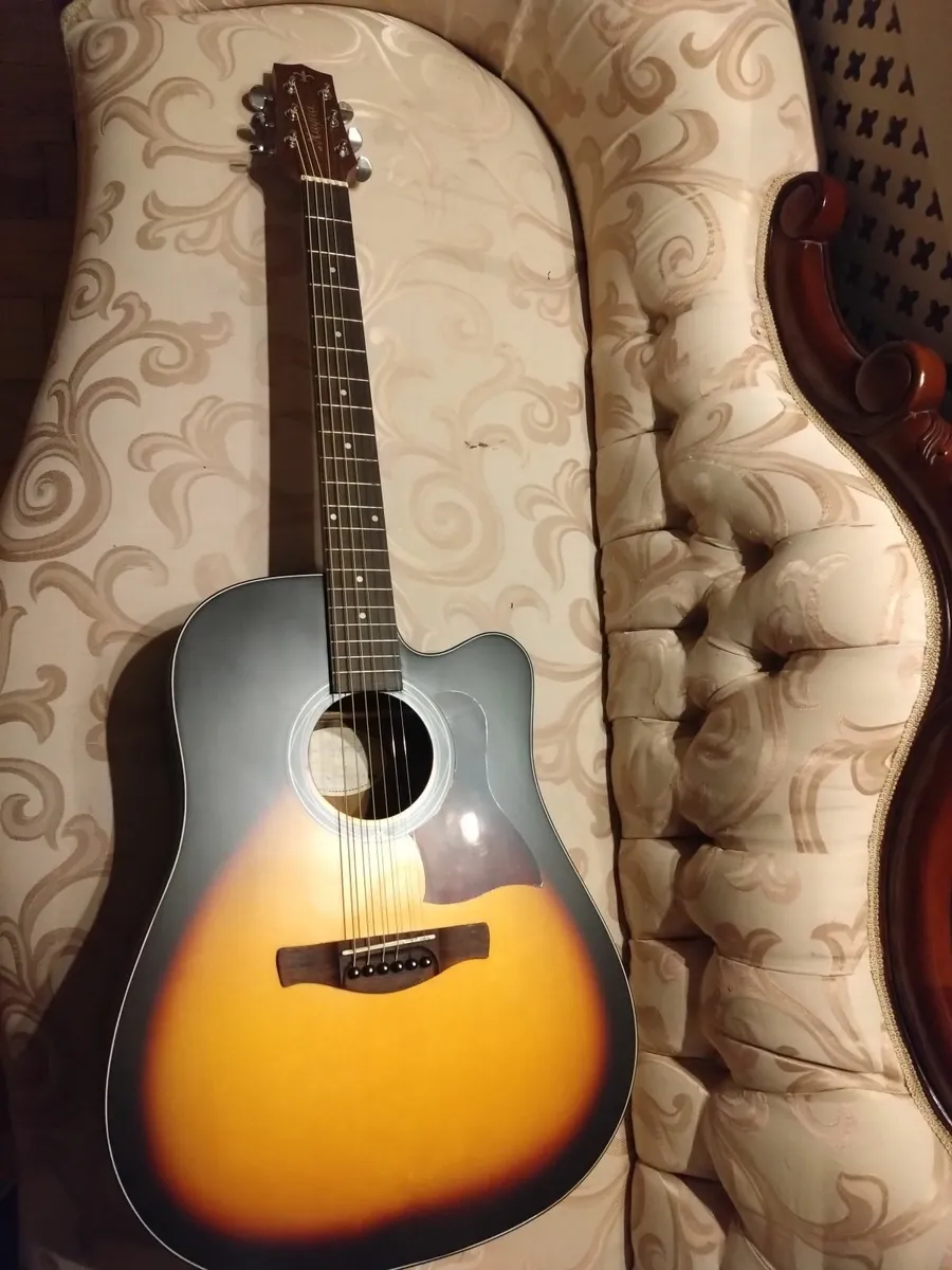 Brand new - Tabacco burst colour Acoustic Guitar - Image 1