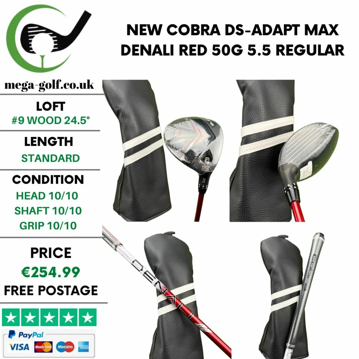 New Cobra DS-Adapt Max #9 Wood 24.5° / Regular - Image 1