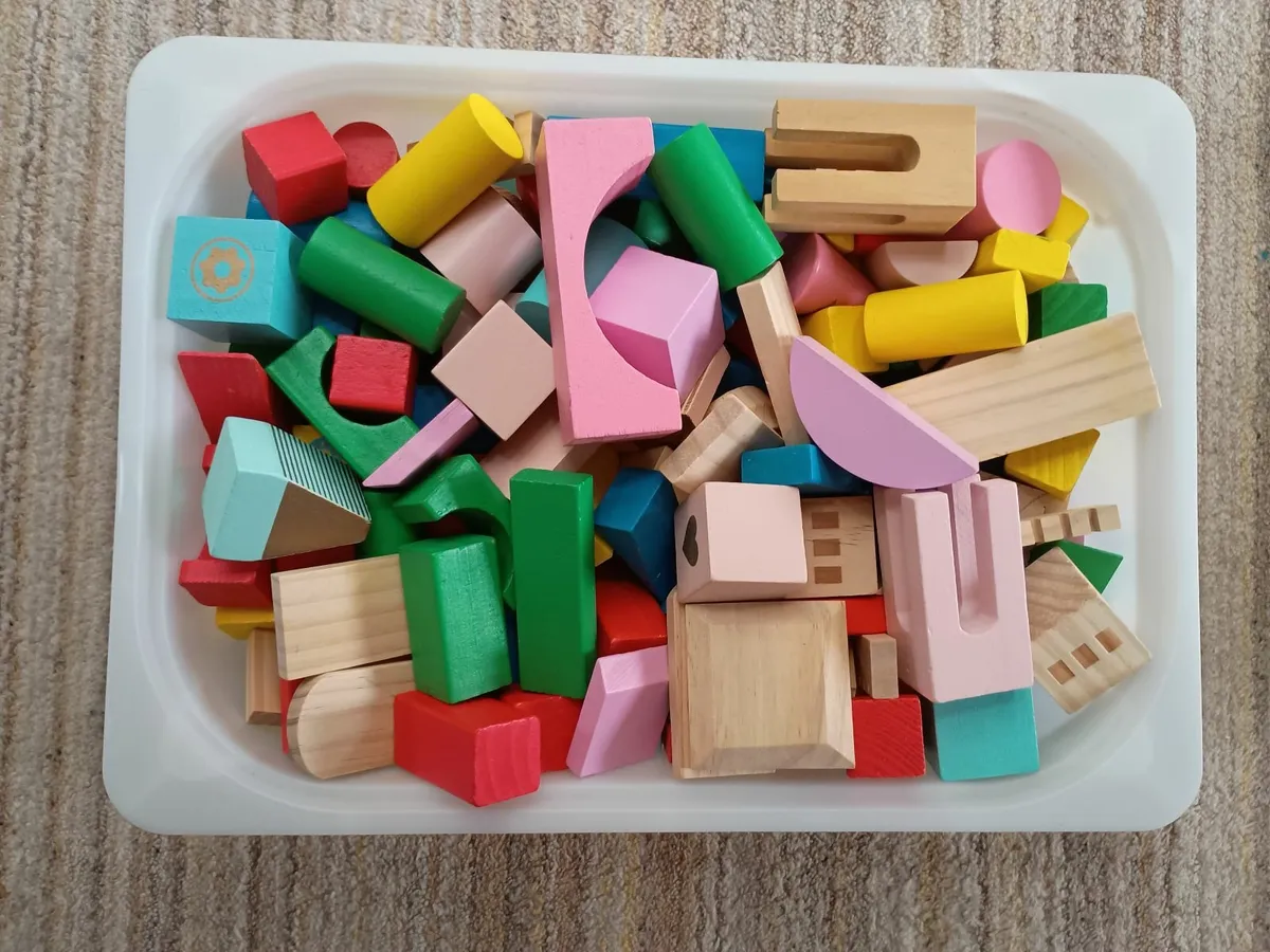 Wooden Building Blocks - Perfect Condition