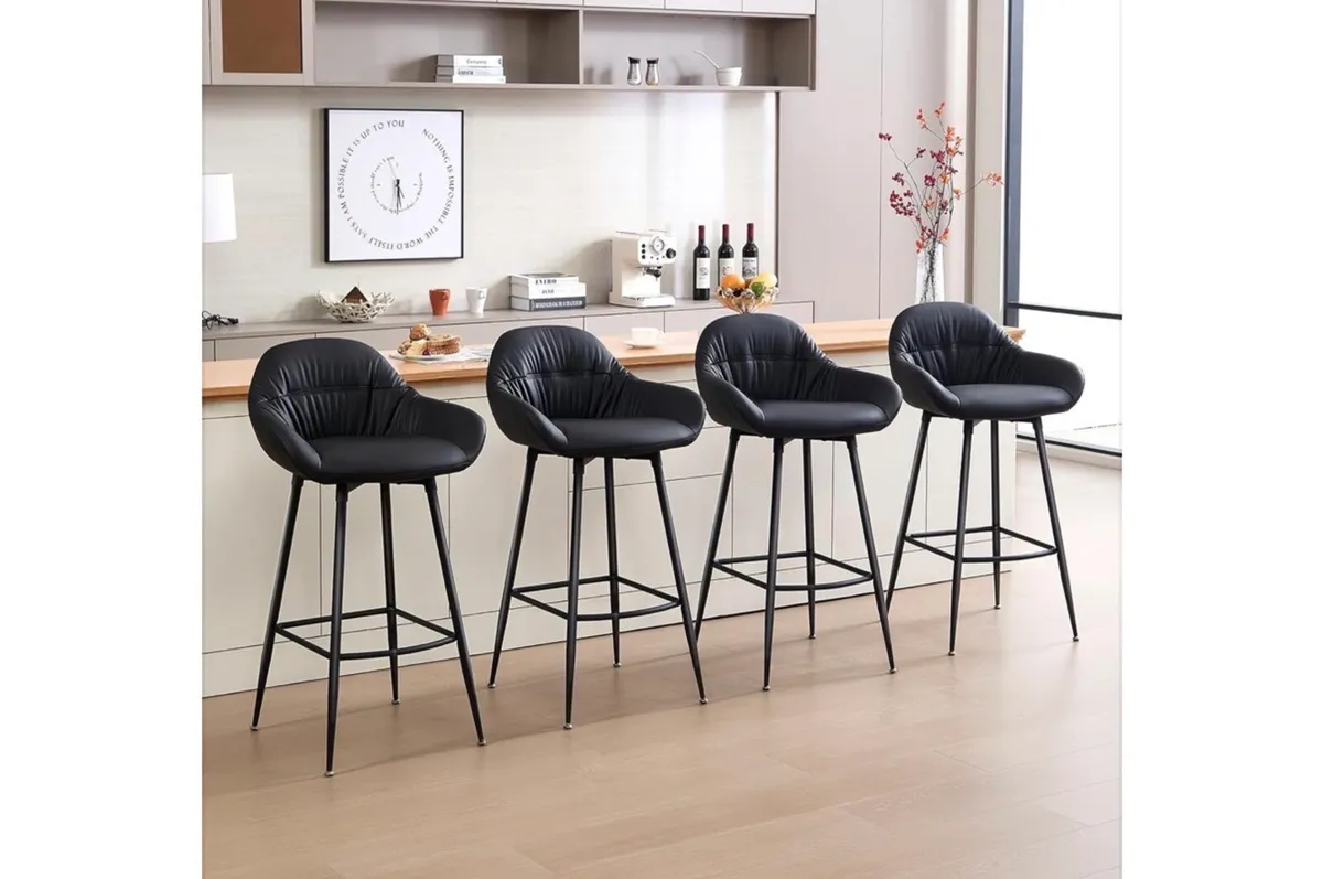 Bar stools - 4 Brand New in box - Image 1