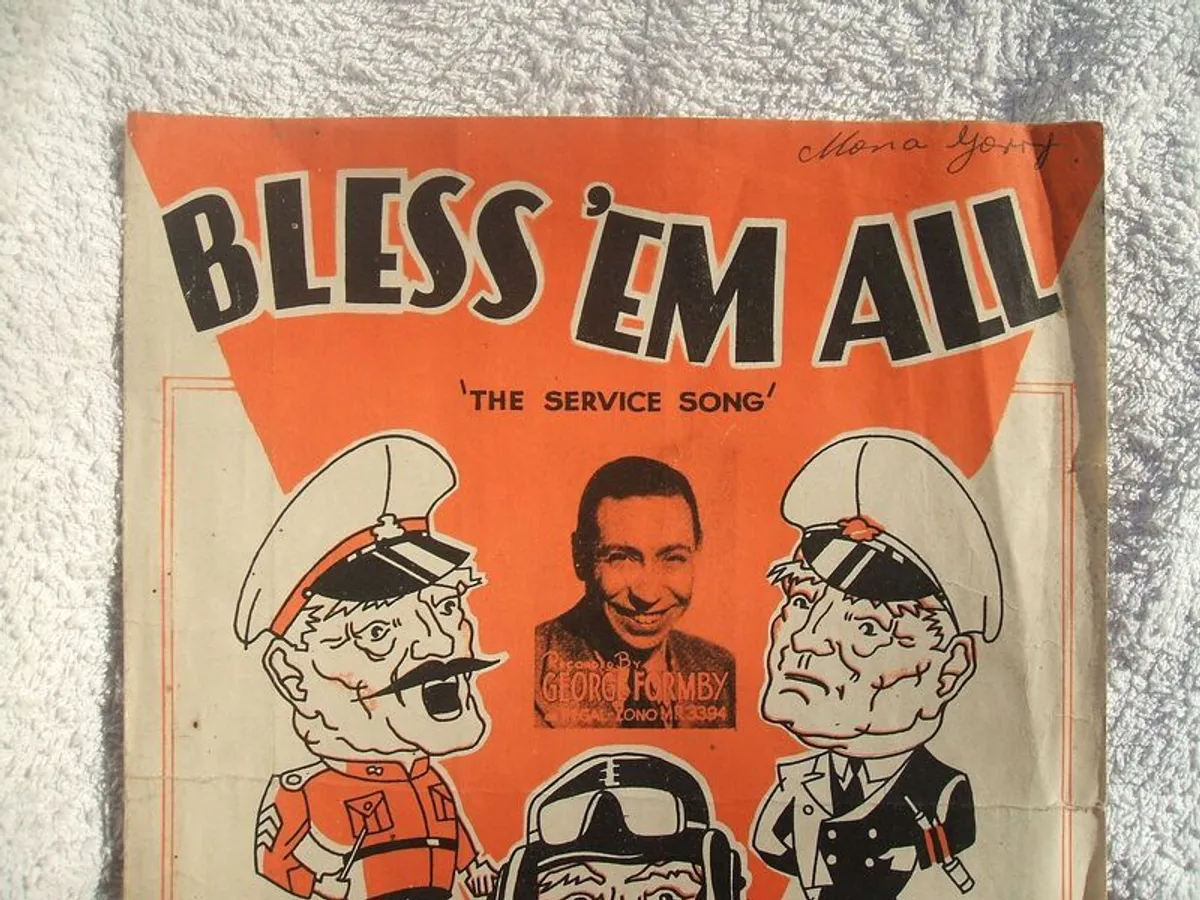 BLESS 'EM ALL (The Service Song) & YOU ARE MY SUNSHINE - two vintage songsheets (both 1940) - Image 3