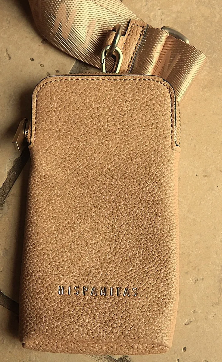 Hispanitas brand Leather Handbag with Phone Wallet - Image 3