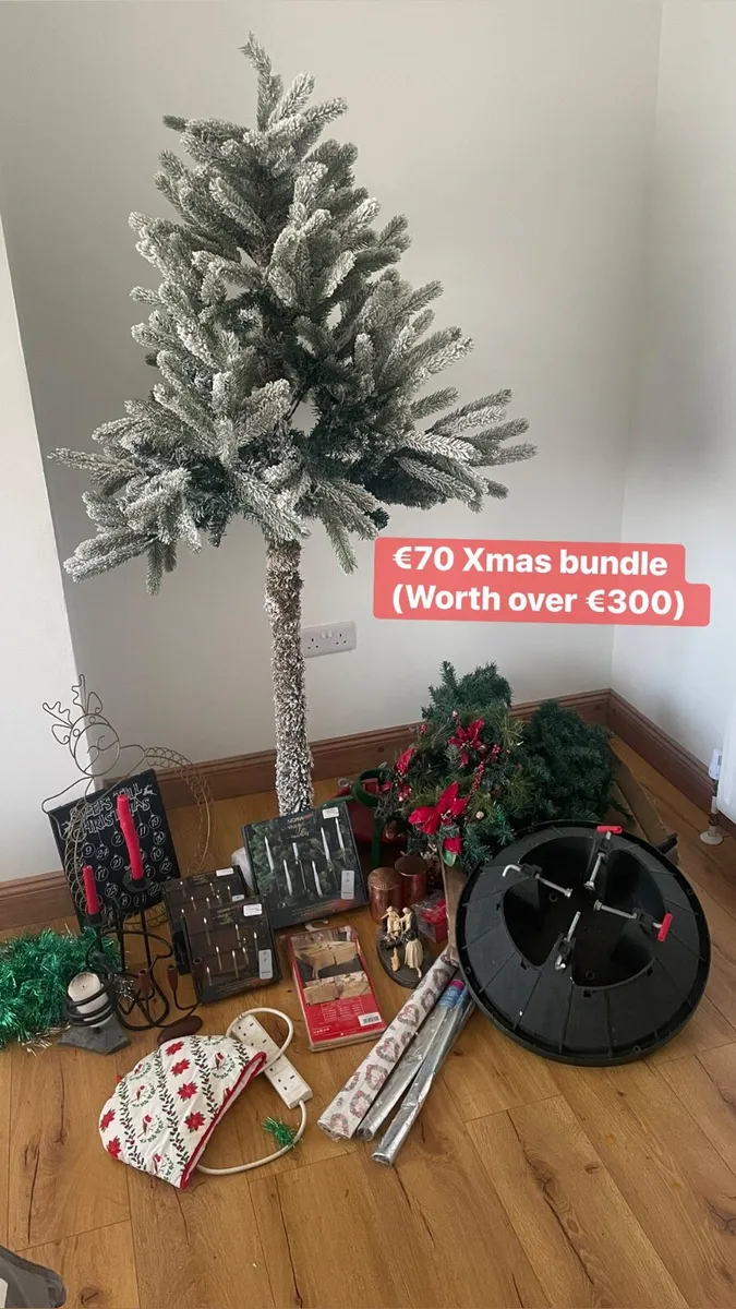 Christmas tree and decor bundle - Image 1