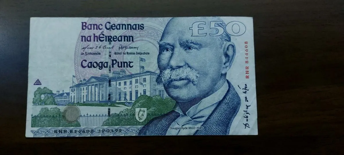 Irish £50 C-Series Banknote  Circulated Example - Image 2