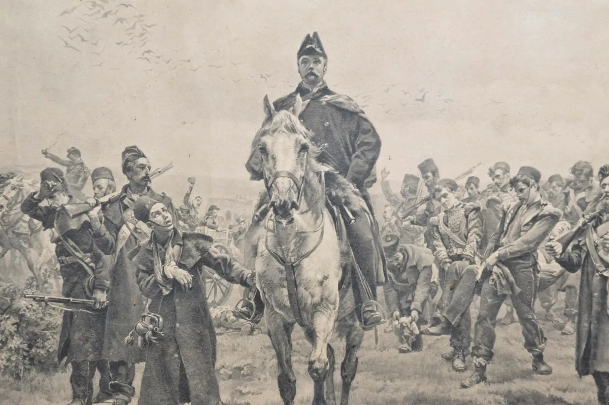 Return From Inkermann Antique Print 1890 - Image 4