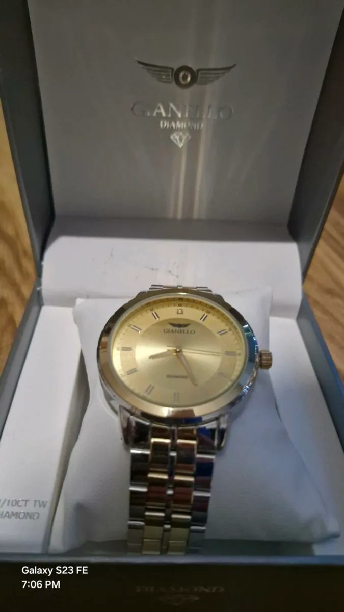 Gianello

Yellow Gold & Silver Tone 0.10ct Diamond - Image 2