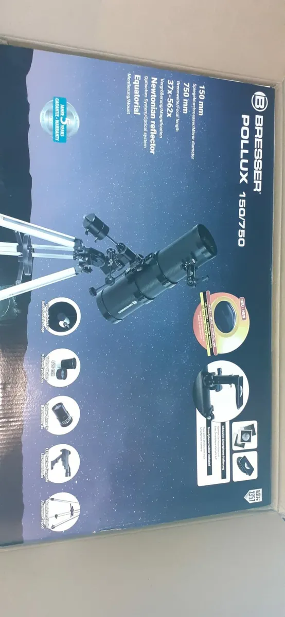 Bresser Pollux-I 150/750EQ3 Reflector telescope