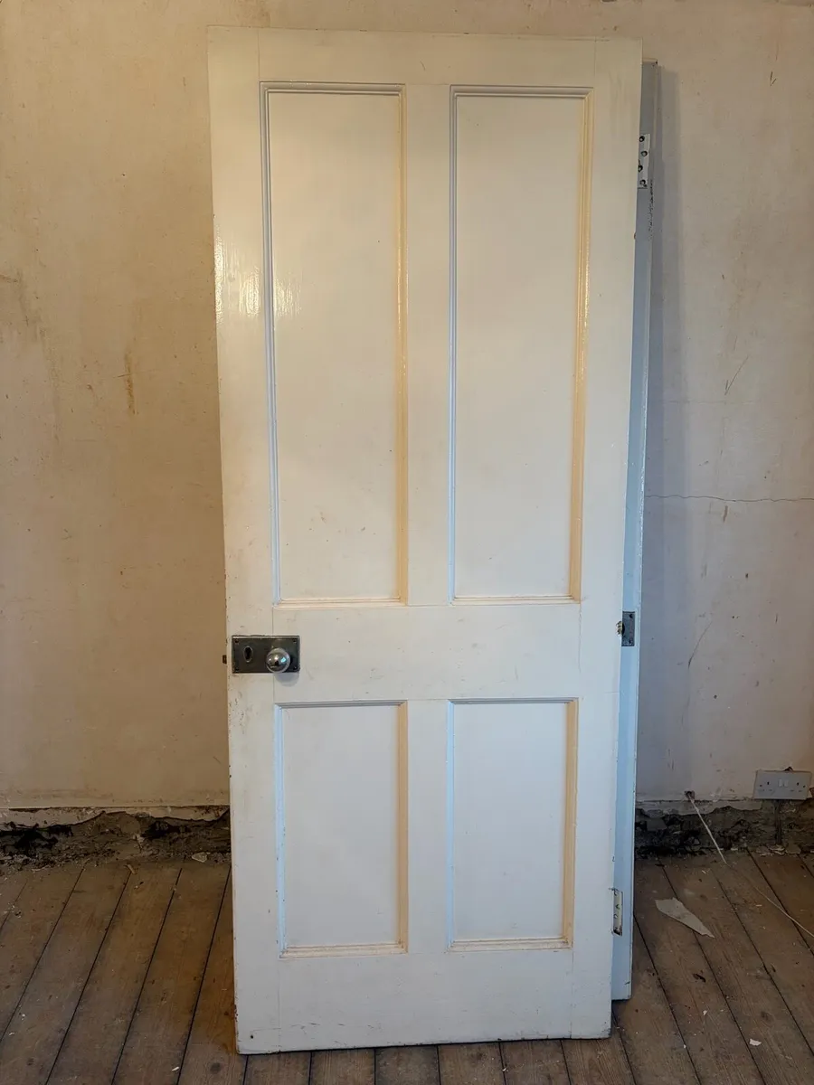Original 1930s Internal Doors – 4 Panel - Image 1