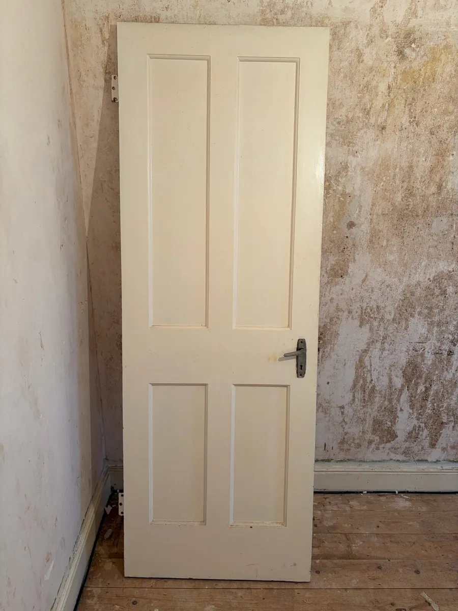 Original 1930s Internal Doors – 4 Panel - Image 2