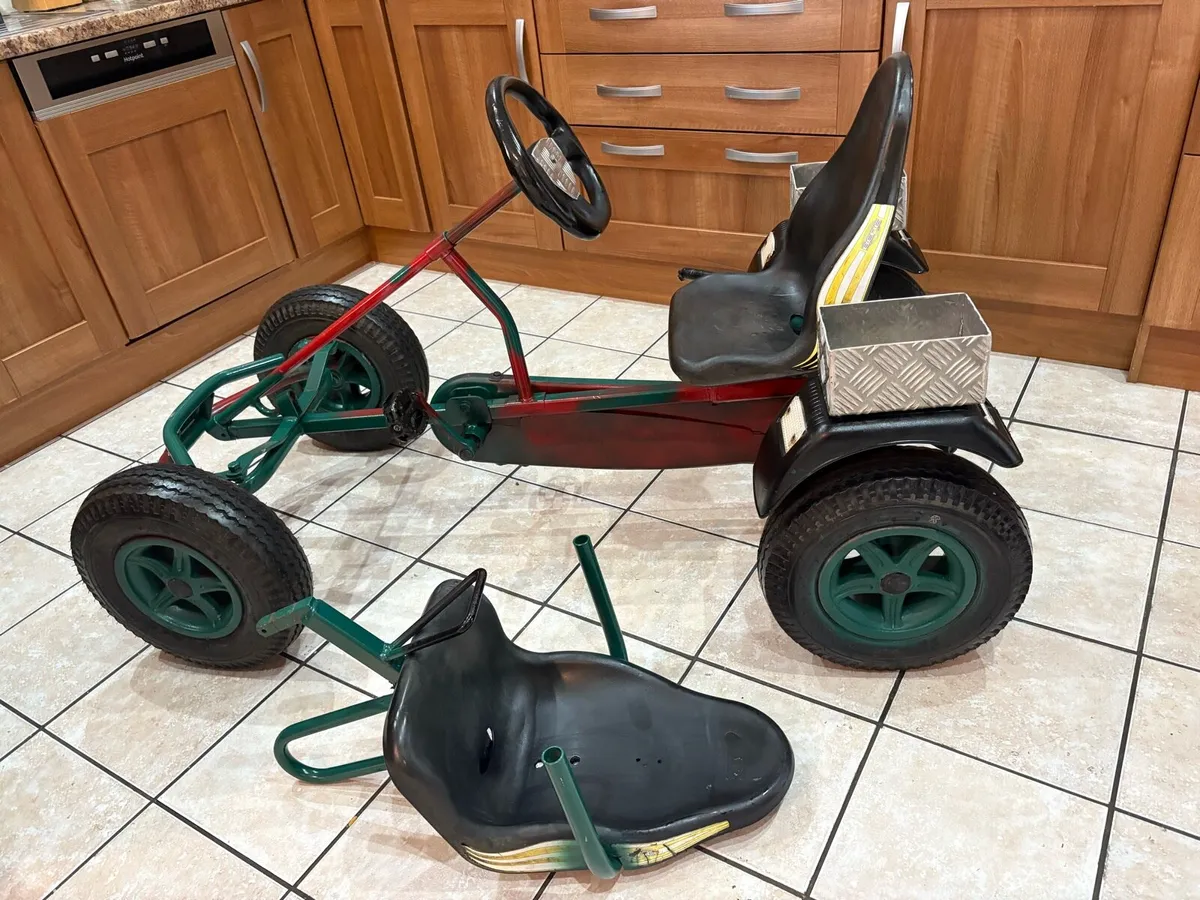 GO KART, HEAVY DUTY, NEW TYRES, 2 SEATER! - Image 1