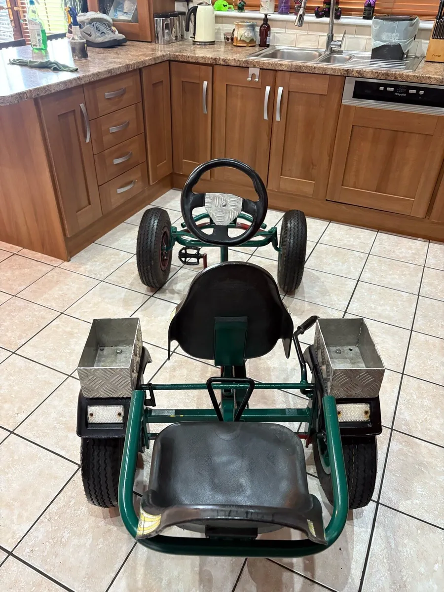 GO KART, HEAVY DUTY, NEW TYRES, 2 SEATER! - Image 2