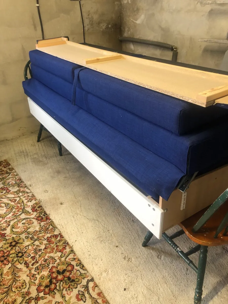 Sofa bed and bedside lockers - Image 3