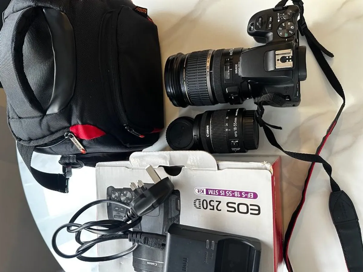 Canon EOS250D with 2 lens - Image 3