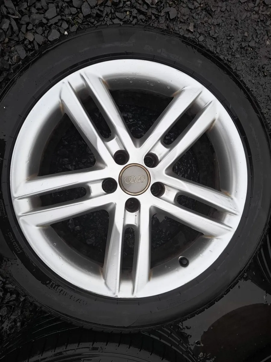 18" Genuine Audi A6 S Line Alloys with tyres - Image 1