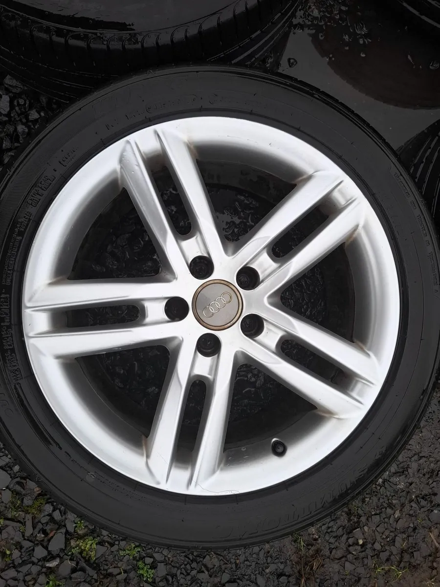 18" Genuine Audi A6 S Line Alloys with tyres - Image 2